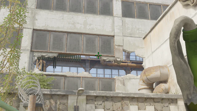 Where to aim before releasing the throw