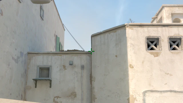 Where to aim before releasing the throw