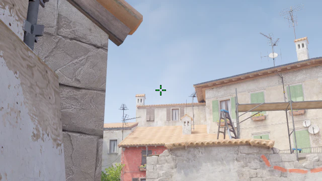 Where to aim before releasing the throw