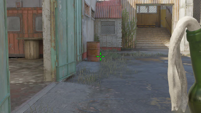 Where to aim before releasing the throw