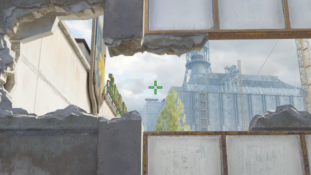 Where to aim before releasing the throw