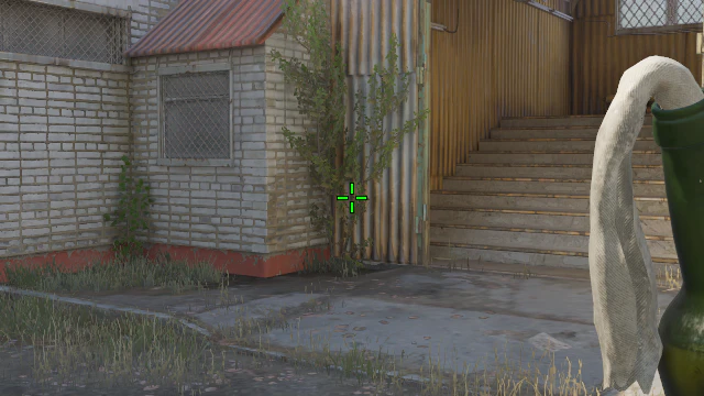 Where to aim before releasing the throw