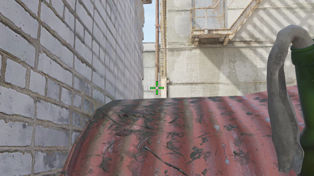 Where to aim before releasing the throw