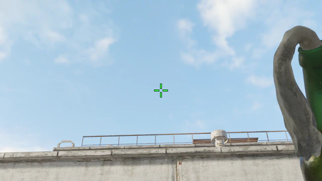 Where to aim before releasing the throw