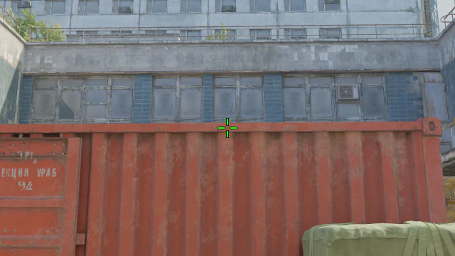 Where to aim before releasing the throw