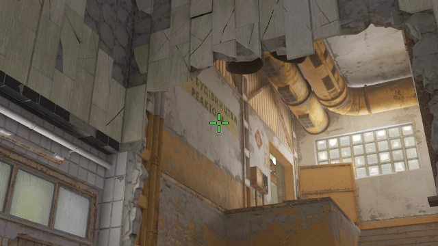 Where to aim before releasing the throw