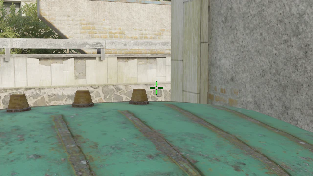 Where to aim before releasing the throw