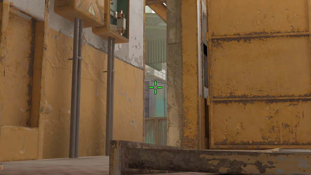 Where to aim before releasing the throw
