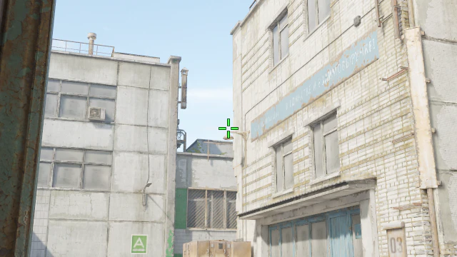 Where to aim before releasing the throw