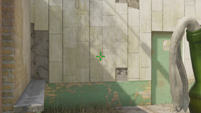 Where to aim before releasing the throw