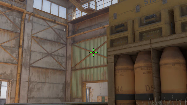 Where to aim before releasing the throw