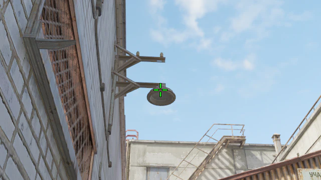 Where to aim before releasing the throw