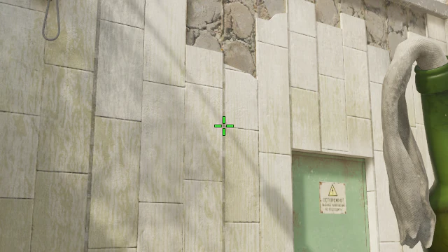 Where to aim before releasing the throw