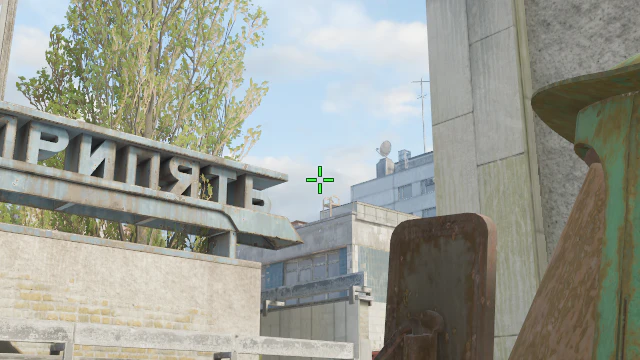 Where to aim before releasing the throw
