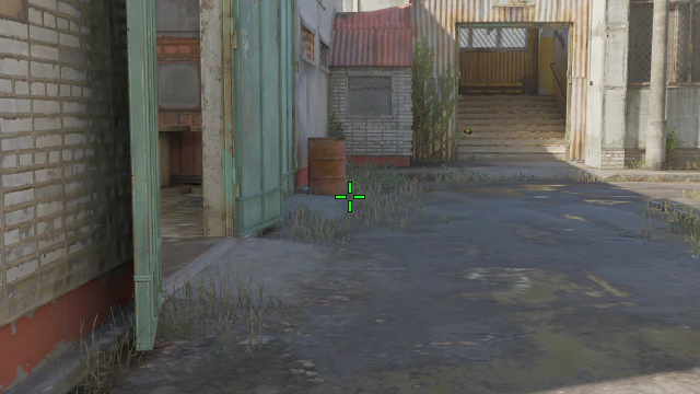 Where to aim before releasing the throw