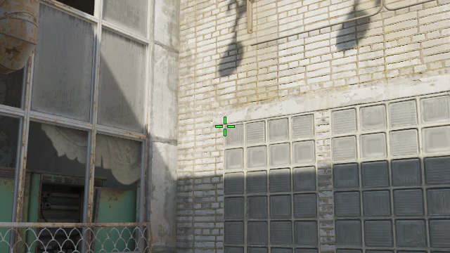Where to aim before releasing the throw