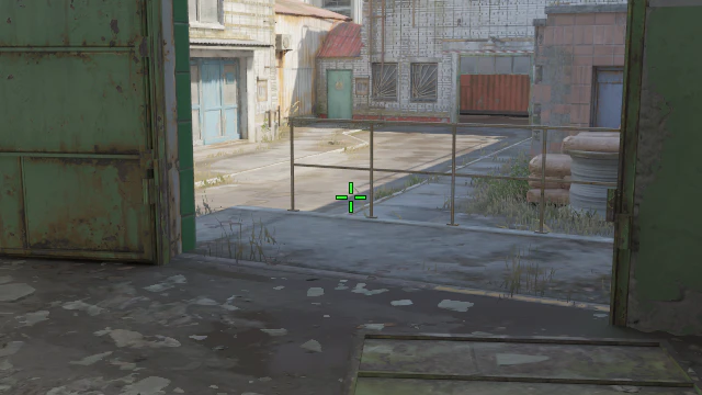 Where to aim before releasing the throw