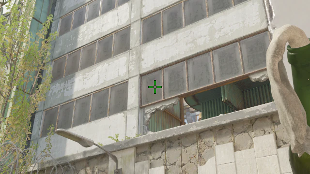 Where to aim before releasing the throw