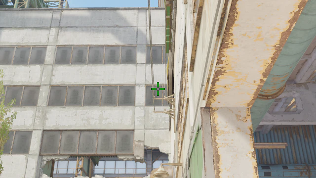 Where to aim before releasing the throw