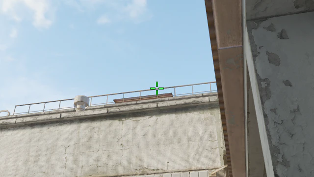 Where to aim before releasing the throw