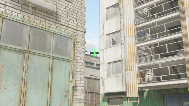 Where to aim before releasing the throw