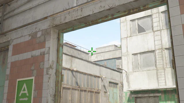Where to aim before releasing the throw