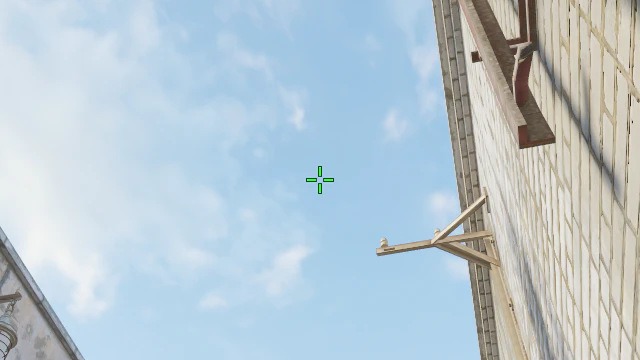 Where to aim before releasing the throw