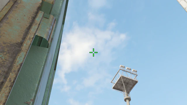 Where to aim before releasing the throw