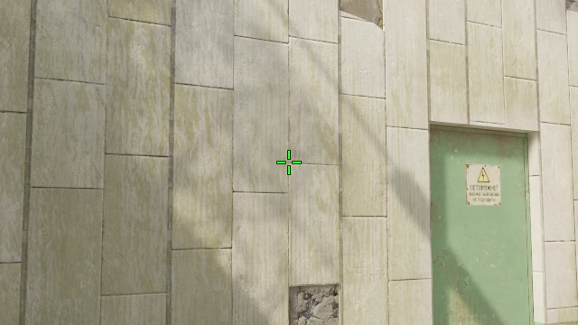 Where to aim before releasing the throw