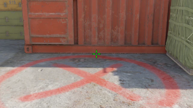 Where to aim before releasing the throw