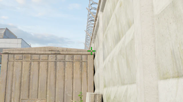 Where to aim before releasing the throw