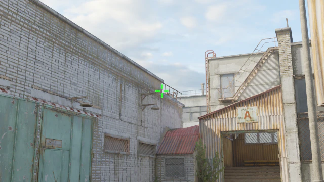 Where to aim before releasing the throw
