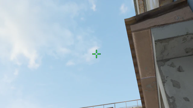 Where to aim before releasing the throw