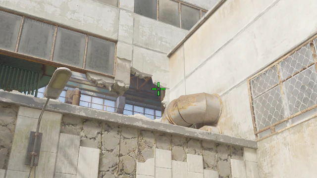 Where to aim before releasing the throw