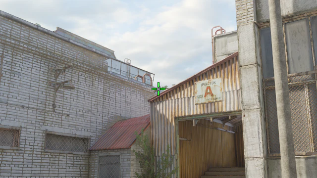 Where to aim before releasing the throw
