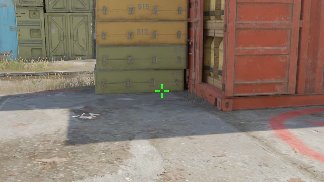 Where to aim before releasing the throw
