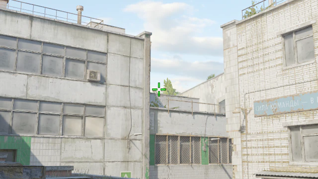Where to aim before releasing the throw