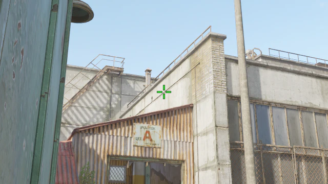 Where to aim before releasing the throw