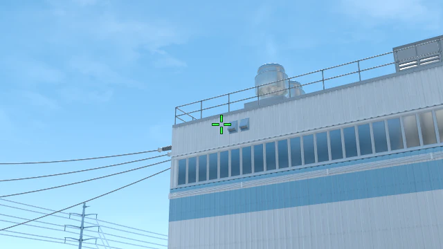 Where to aim before releasing the throw