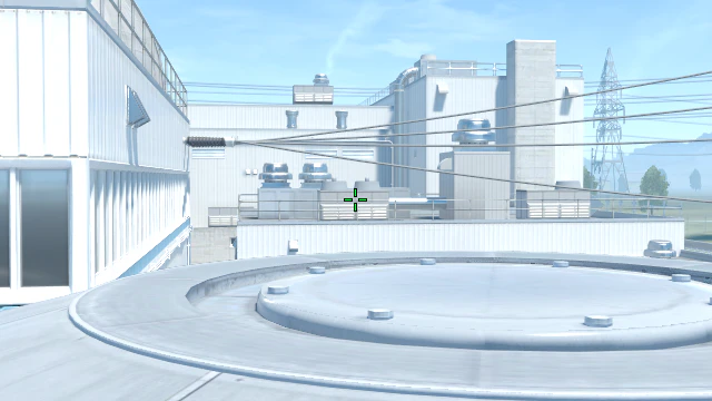 Where to aim before releasing the throw