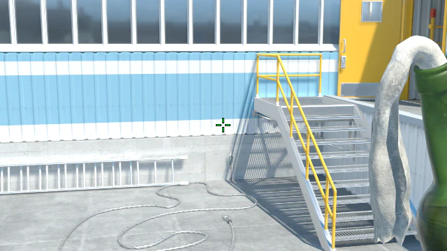 Where to aim before releasing the throw
