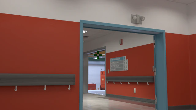 Where to aim before releasing the throw