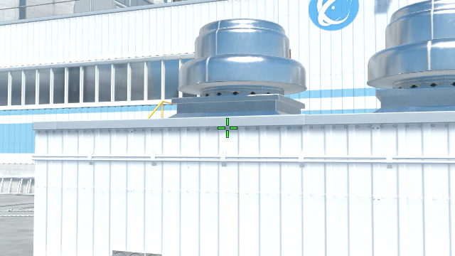Where to aim before releasing the throw