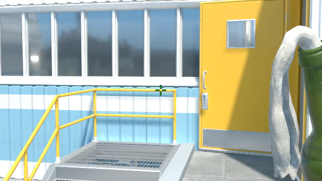 Where to aim before releasing the throw