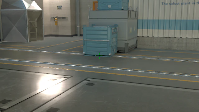 Where to aim before releasing the throw