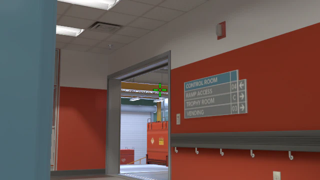 Where to aim before releasing the throw