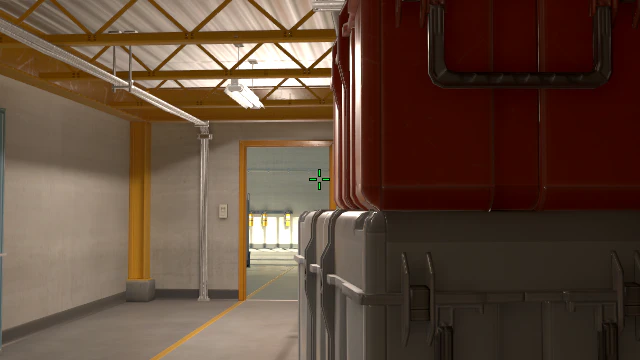 Where to aim before releasing the throw