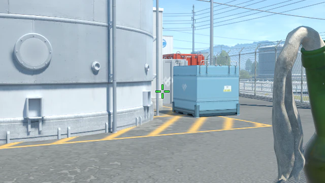 Where to aim before releasing the throw