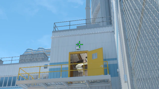 Where to aim before releasing the throw