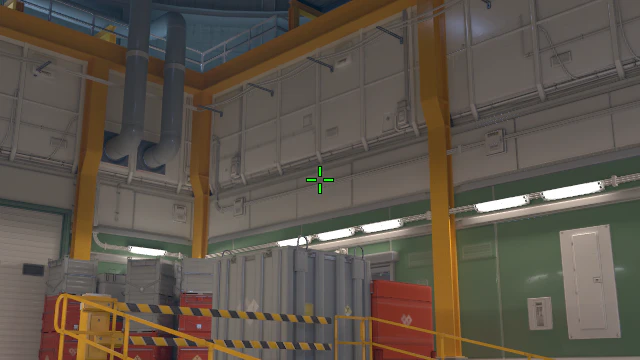 Where to aim before releasing the throw